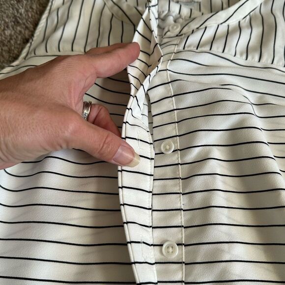 A new day Button Front Tank Dress Striped Belted New Womens Size XL - Picture 5 of 10